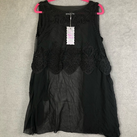 Pretty Angel sheer lace tunic/dress & Cover up kimono witchy goth lagenlook - Picture 6 of 9